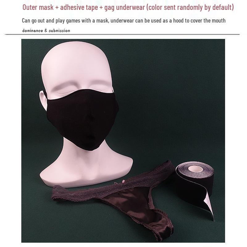 Stealth Nipple Clamps & SM Collar Set: Unisex Outdoor Sex Toys with Penis Mask & Anal Plug