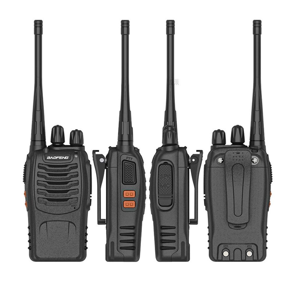 2PCS Baofeng BF 888S Walkie Talkie UHF BF888S Long Range Two Way Ham Portable Radio Transceiver for Hunting Hotel Receiver