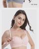 Wireless Nursing Bra: Threaded Thin, Double Buckle, Anti-Exposure for Pregnancy & Breastfeeding