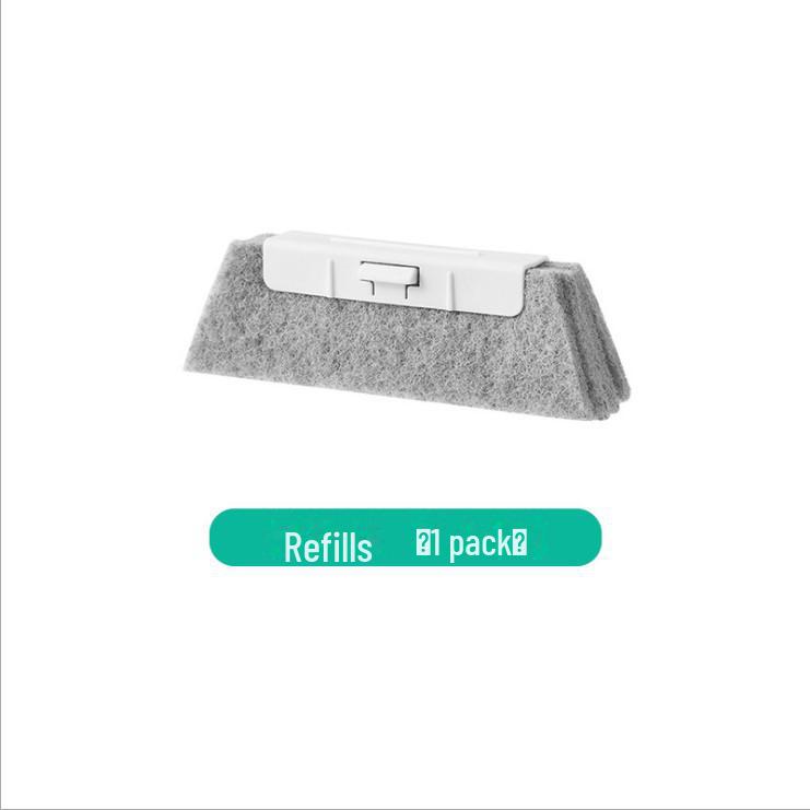 

Щетка для чистки оконных пазов — 2-в-1 съемный очиститель мертвых углов дверей и окон Replacement head 1 piece