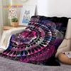 3D Mandala Yoga Flower Bohemia Meditation Nature Soft Flannel Blankets,Throw Blanket Comfortable Blanket for Picnic Beds Bedroom