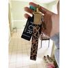 DQL gifts for women short lanyard for keys, cute leopard pattern wrist keychain lanyard for keys, key chain wristlet for women(LEOPARD)