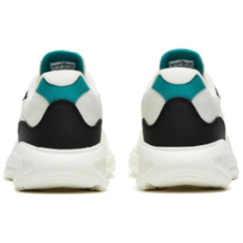 Anta Cushioned Slip-Resistant Abrasion-Resistant Low-Top Running Shoes Men's White Green Black Sneakers 912325571-2