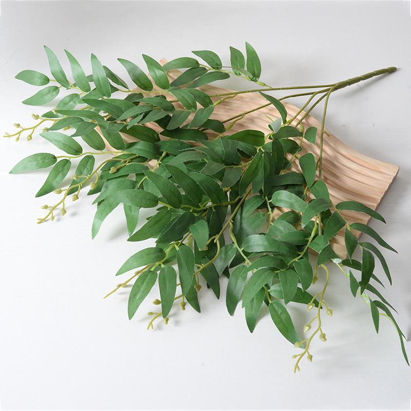 5-Fork Willow Leaves Nordic Wedding & Home Decor Artificial Plant