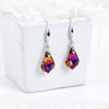 1 Pair Dangling Earrings Comfortable Wearing Wear-Resistant Faux Crystal Women Ear Hooks for Banquet