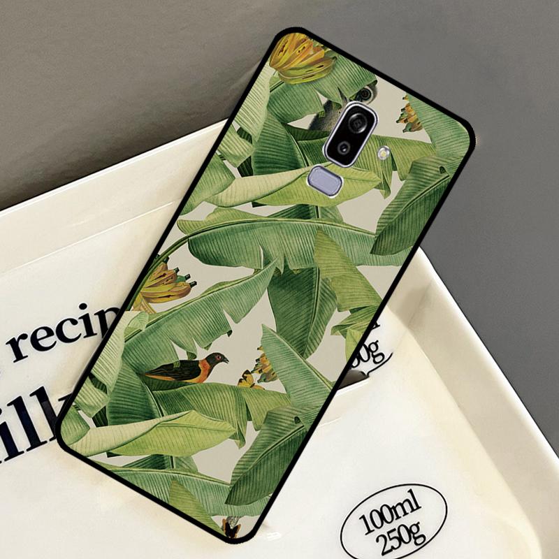 

Retro Banana Leaf Plant Case For Samsung Galaxy A9 A8 A7 A6 J8 J4 J6 Plus 2018 A3 A5 2017 J1 J3 J5 J7 2016 Coque A5 2017 - A520 A520F