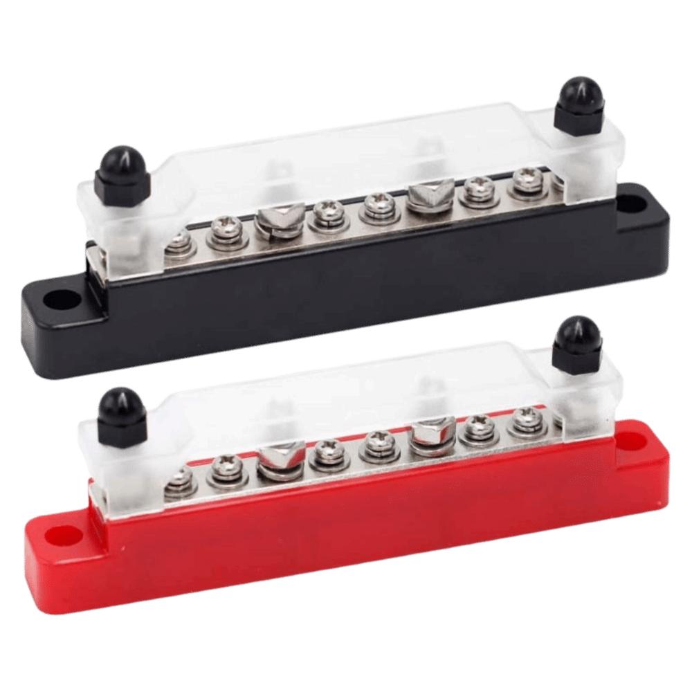 M6 Stud Power Distribution Block Waterproof Bus Bar Accessories Electrical Terminal Block  RV