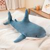 Clearance_2Sizes Cute Shark Plush Toy Soft Long Throw Pillow Doll Shark Stuffed Toys Holiday Gift Kids Girls Birthday Gifts Bed