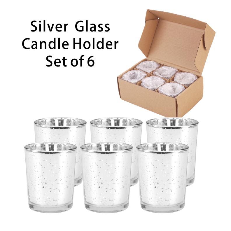 Starry Sky Christmas Glass Candlestick - Bestselling European & American Aroma Candle Cup