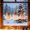 Cartoon Wings Angel Girl Pendant Shiny Christmas Tree Hanging Decoration  Wedding