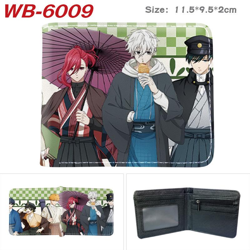 Blue Lock Anime Wallet Colorful Print Bi-fold PU Leather Purse Cartoon Card Holder for Students