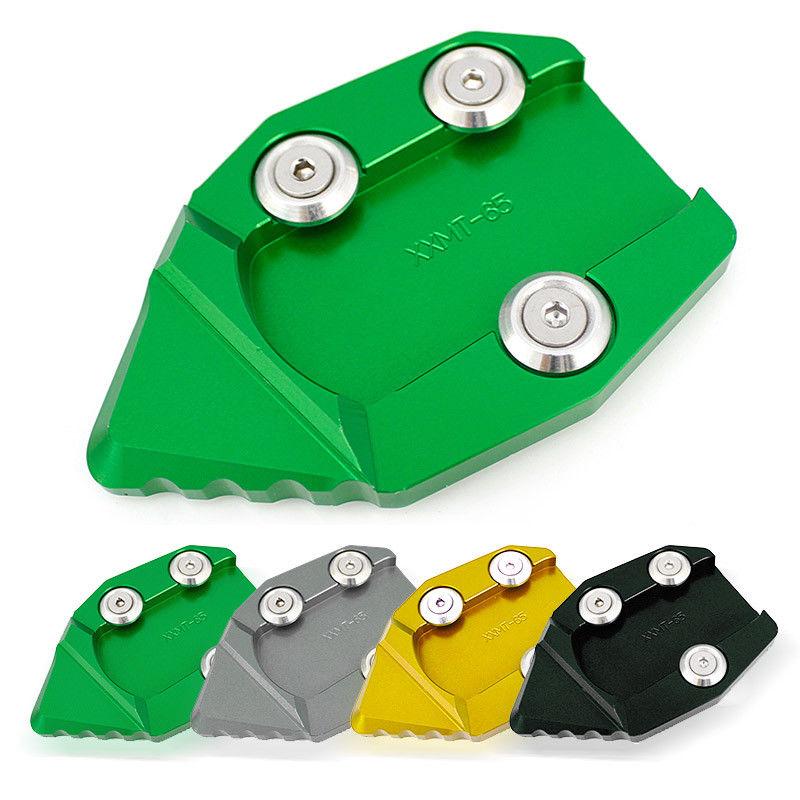 Moto CNC Cavalletto Piede Cavalletto Laterale Estensione Ingrandire Piastra di Supporto del Pad Per Kawasaki VN650 Vulcan S 650 EN650