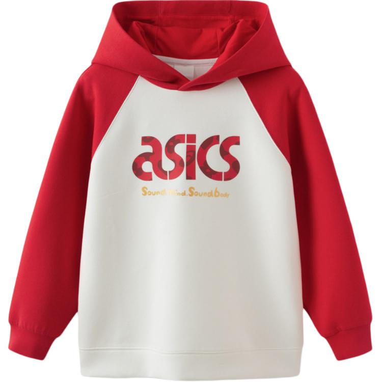 Asics Sweatshirt White Red Teenagers 331251213058 140