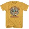 Woodstock Pace Amore Musica Zenzero Maglietta Adulto