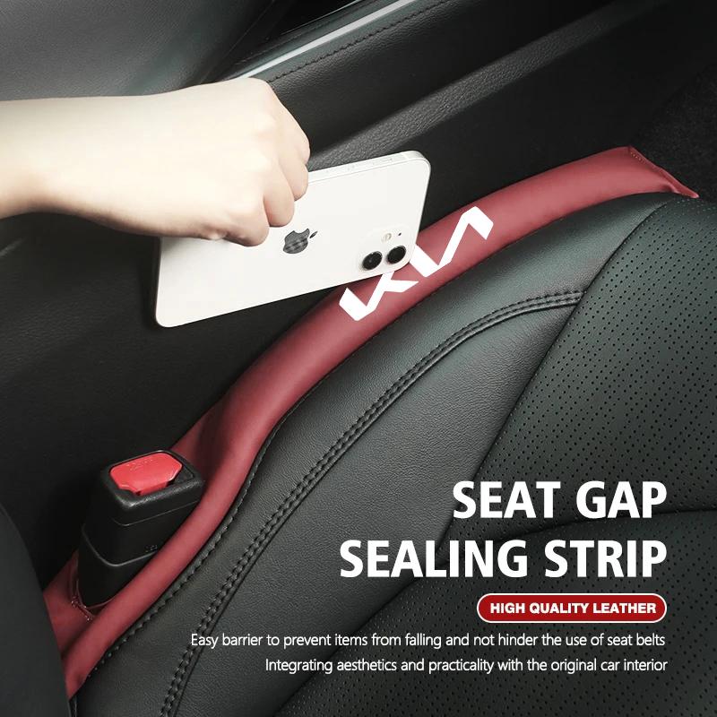 2Pcs Car Seat Gap Filler Leak Proof Sealing Strip Valve For KIA K9 Sportage Niro K5 Carnival EV6 EV9 EV3 K8 Stinger Forte Cerato