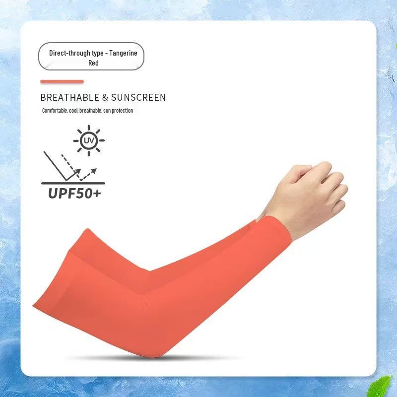 Ice Silk Anti-UV Sun Protection Sleeves for Men & Women – Cool Arm Covers for Driving