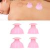 4Pcs Cupping Therapy Set Professional Vacuum Silicone Massage Cups for Scraping Moisture Absorption