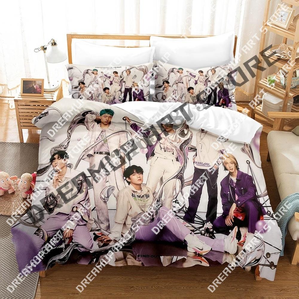 3D Print Kpop P1Harmony Bedding Set Twin Queen King Full Size Duvet Cover Pillowcase Bed boys girls Adult Home Textiles