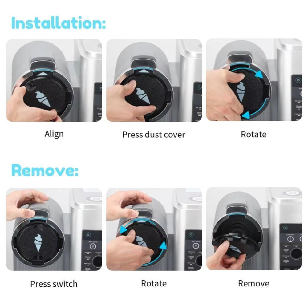 Food Grade Dustproof Seal Lid Reusable Replacement Lid for Ninja NC701 Home Kitchen