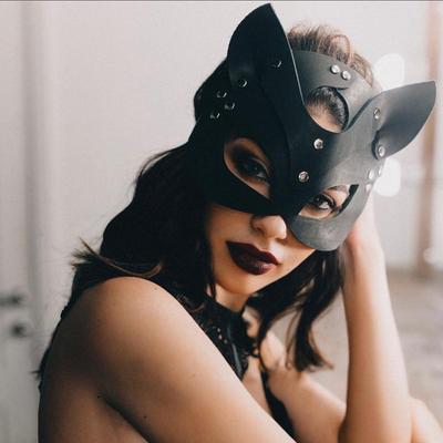 Eyewear Women Cosplay Mask Sexy Rabbit Owl Fox Roleplay Half-face Mask Men Party Prop