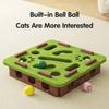Cat Puzzle Toy Felt Puzzle Box Cat Exercise Toy With Ball Indoor Sports Entertainment Hunting Cat Toys For Indoor Cats