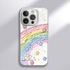 Duhové květiny pro Apple 16promax Kreslené ženy pro pouzdro na iPhone 15 Nové 14pm Hydrogelové pouzdro