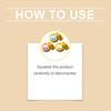 Smiling Steamed Bun Stress Ball Anti-Anxiety Cartoon Dumpling Squeeze Toy Soft Simulated Dough Ball Fidget Sensory Toy