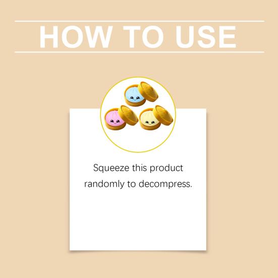 Smiling Steamed Bun Stress Ball Anti-Anxiety Cartoon Dumpling Squeeze Toy Soft Simulated Dough Ball Fidget Sensory Toy