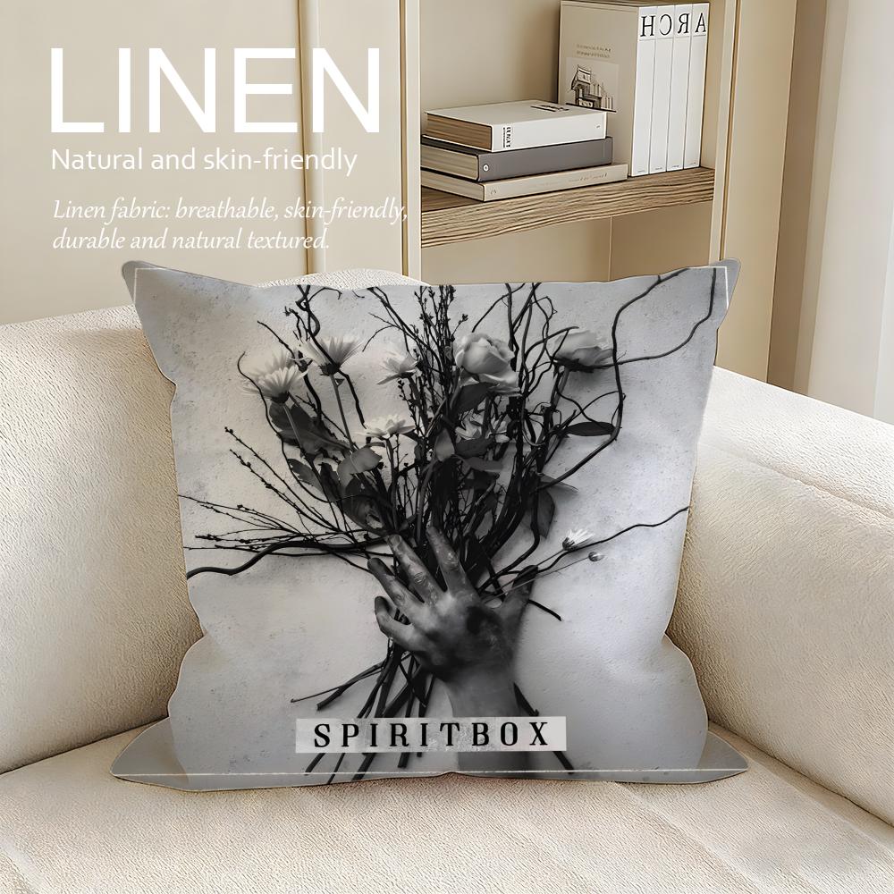 Music Spiritbox Cushion Cover Pillowcase Set Pcs x x Breathable Washable Sofa Cushion Cover