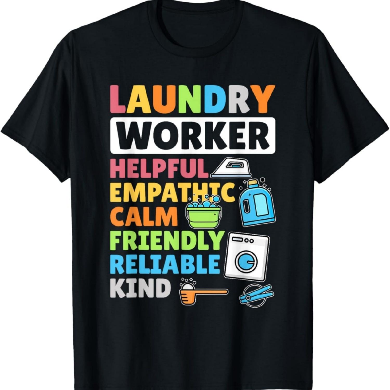 Laundry Worker, Laundry Attendant T-Shirt S
