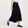 Her Figure High-Waisted Mid-Length Denim Skirt