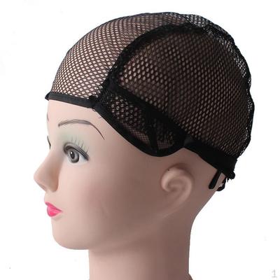 Hair Weaving Snood Net Stretch Mesh Liner Breathable Beige - Black