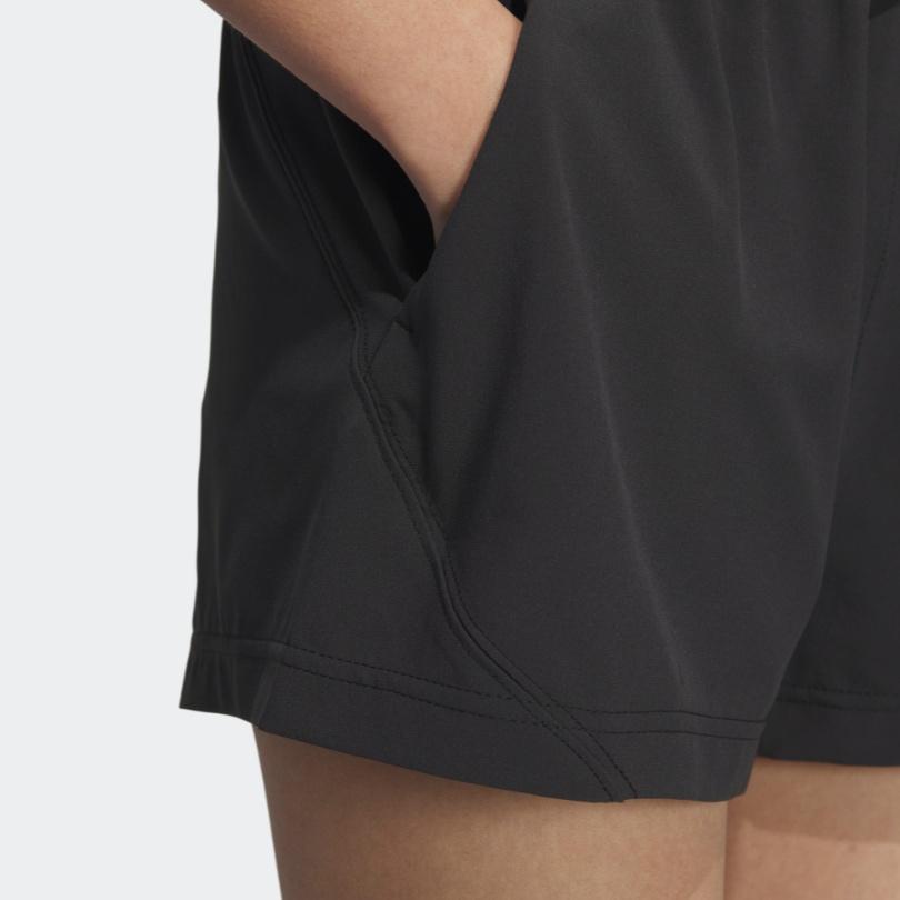 Adidas Sports Shorts Women's Black Moderate Bermuda Shorts HY2838