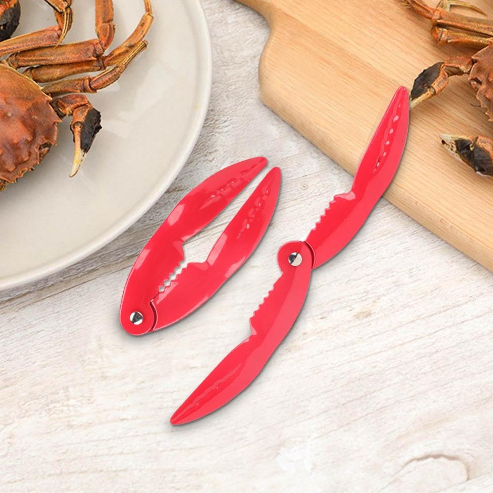Heavy-Duty Seafood Clip Red Shellfish Crab Opener Kitchen Tool Lobster Cracker  Home Kitche