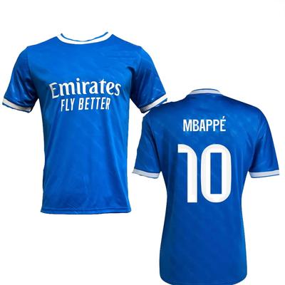 2026 Mbappe Fanartikel Nr. 10 Fußballtrikot Trainingsanzug Sommer Sport Herren T-Shirt Frankreich Fußballtrikot Unisex Atmungsaktive Oberteile