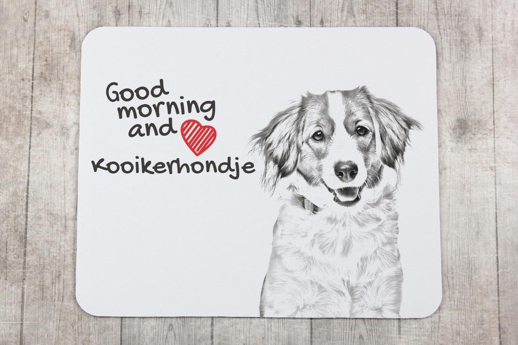 Kooikerhondje - Mauspadd mit Aufdruck, personalisiertes Mauspadd mit Hunde-Motiv, einzigartiges Gadget für einen Büroangestellten von der Marke Art-Dog