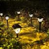 LED Solar Gartenleuchte Außendekoration Wasserdicht Hof Boden Rasenlampe für Straße Terrasse Halloween Weihnachtsdekoration