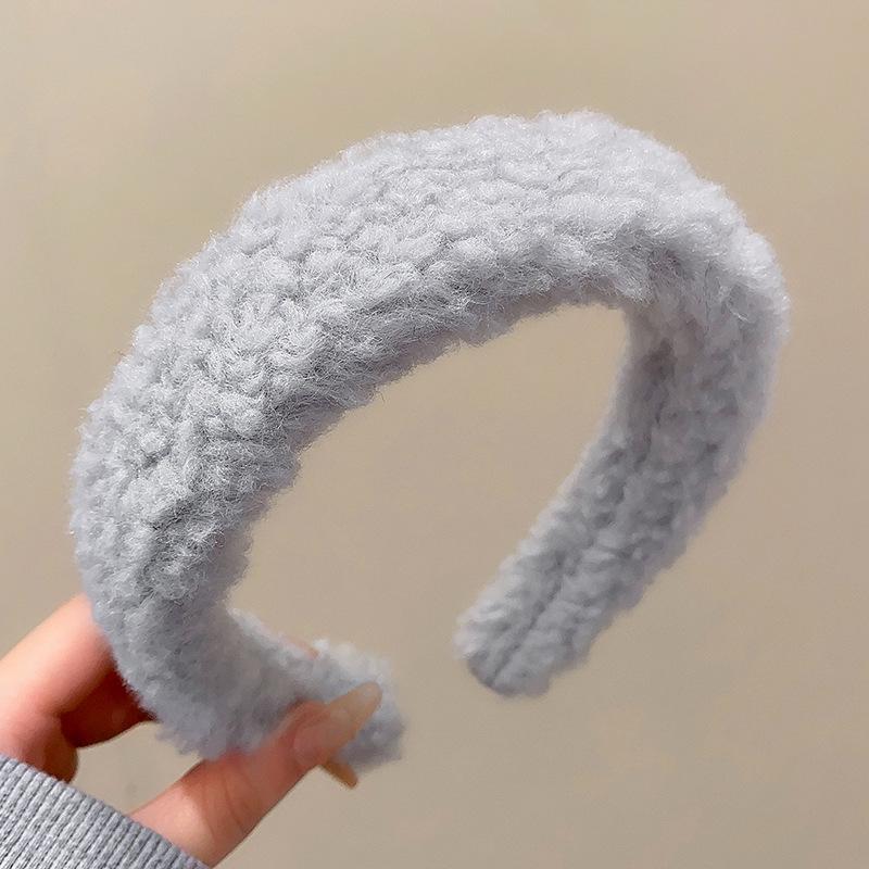 Herbst und Winter Retro Hoher Schädel Oberkopf Stirnband Damen Einfach Breiter Rand Stirnband Internet-Berühmtheit Ausgehen Haarspange Gesichtswasch Kopfschmuck