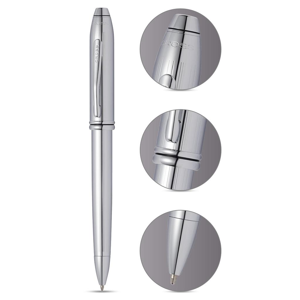Cross Townsend 532TW Chrome Ballpoint Pen Oil-Based