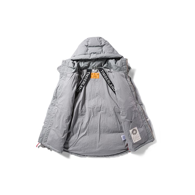 Timberland ® X Christopher Raebu Future73 Collaboration Series Patchwork Comfortable Warm Removable Hood Zipper Down Jacket Men outerwear A6S7S-DZ8