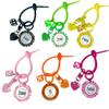 Number Block Las Vegas Series Chip Pendant Silicone Round Chip Key Holder  Female Lady Girl