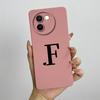 For Vivo V30e Case Vivo V30E 5G V2340 V2339 Phone Case Cute Initial Letters ShockProof Matte Silicone Soft Protective Back Cover