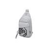 New LiNing Polyester Sling Bag Regular Unisex Mist Gray ABDU095-2