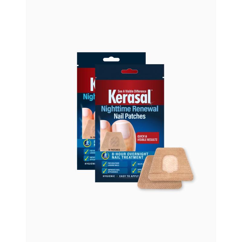 Kerasel Nighttime Patch (14 sheets, 2 packs) / Nail nutrient and nail strengthener