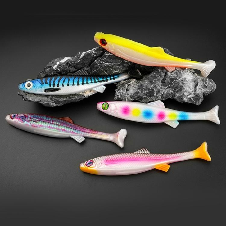 19cm/63g Simulation Baits Soft Swimming Lures Slow Sinking Lures Artificial Fish Lures Swimbaits Soft Fishing Baits