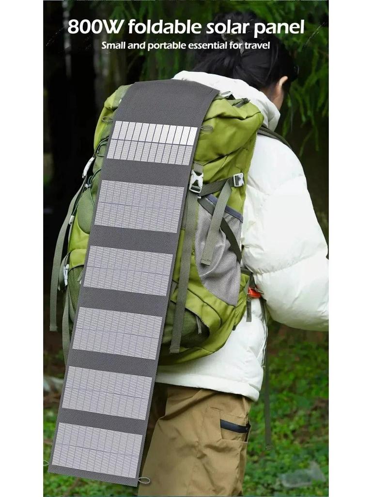 15W Portable Folding Solar Panel for Camping, Outdoor USB Charging
