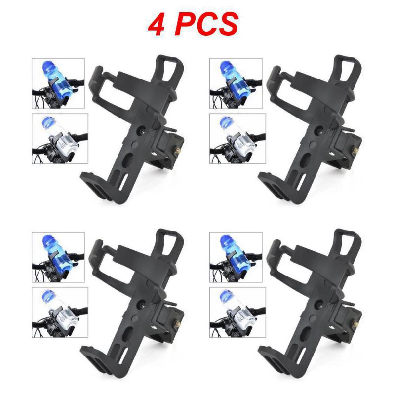 1~8PCS New Durable Motorcycle Bike Non Slip ATV Drink Water Bottle Cup Holder Mount Cage Lightweight Quick Release