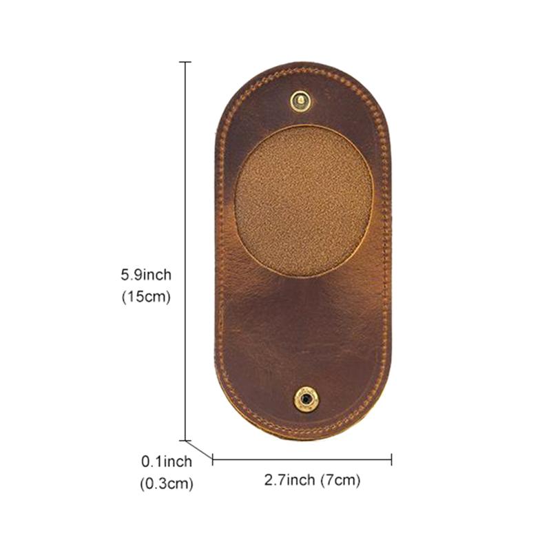 Women'S Small Genuine Leather Coin Wallet Children Mini Purses Hasp Money Clip Clutch Hobo Bags Men Gift Pouch New Manual Craft
