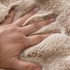 1pc Thick Faux Rabbit Fur Non-Slip Sofa Cushion Cover, Soft Fluffy Slip-Resistant Couch Pad for Living Room