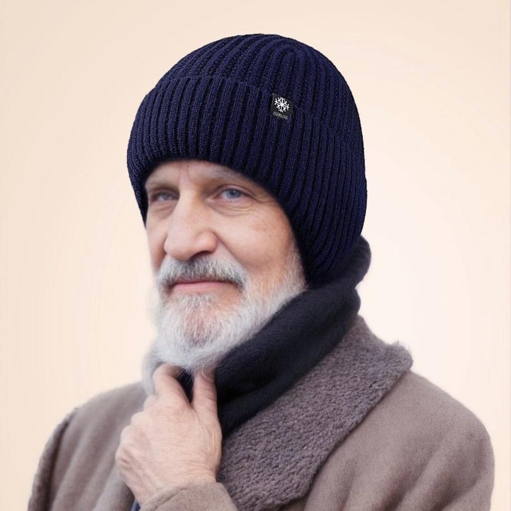 Men's, Cold Hat, Warm Hat, Ear Protection Hat, Knitted Hat, Woolen Hat, Thickened
